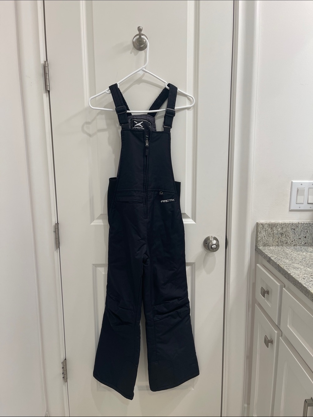 Arctix Kids Black Bib Snow Overalls with Adjustable Straps